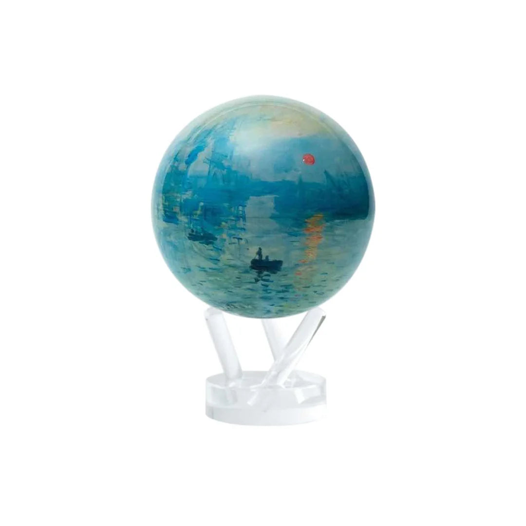 4.5" Mova Globe Claude Monet's Sunrise