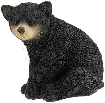 Veronese Design Unicorn Studios WU76501AA Sitting Black Bear Cub Hanging Christmas Tree Ornaments