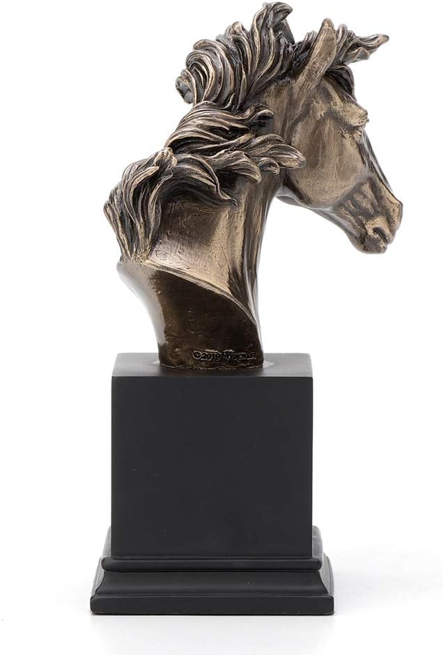 Veronese Design Horse Head Bust On Plinth