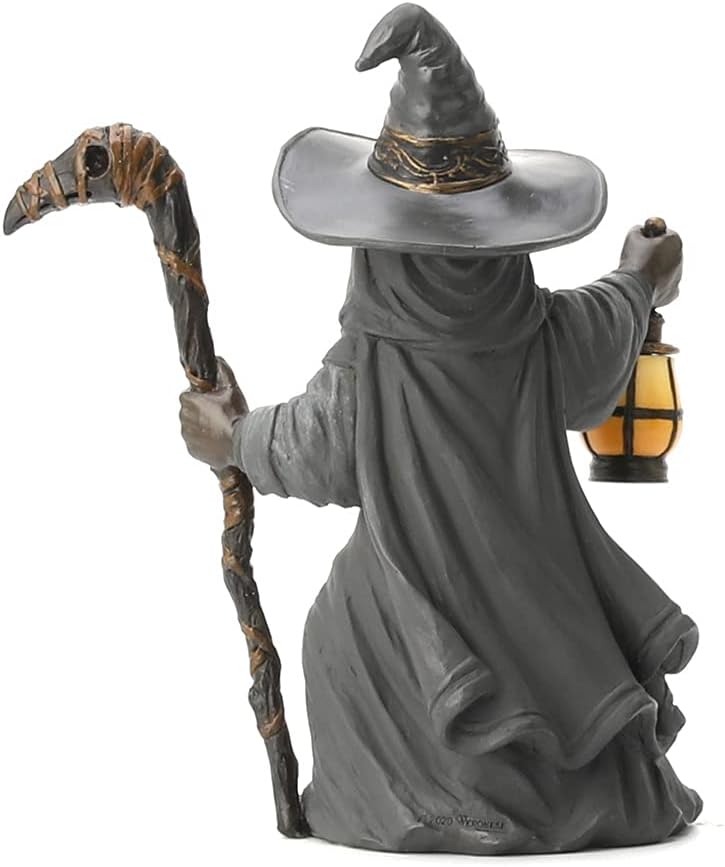 Veronese Design Hand Painted Plague Wizard Miasma Doctor Statue 5.5 Inches Tall