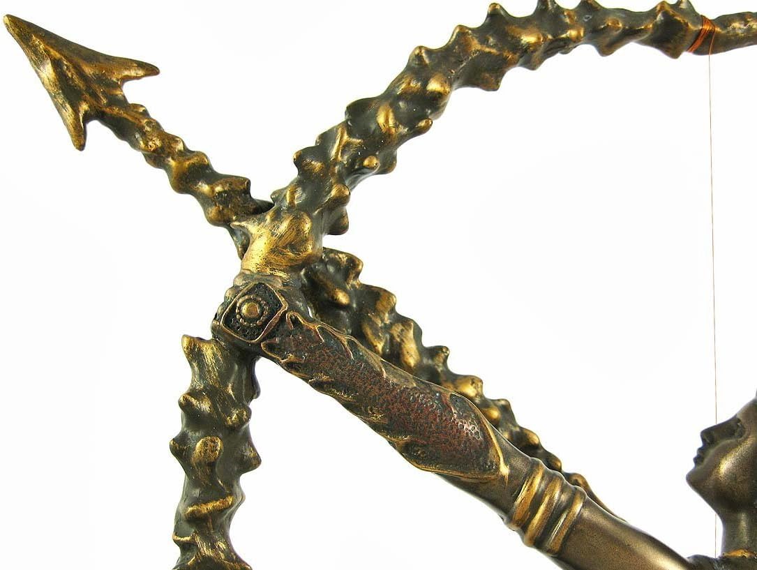 Pacific Giftware Bronzed Finish Artemis Moon Goddess Greek Statue Diana by