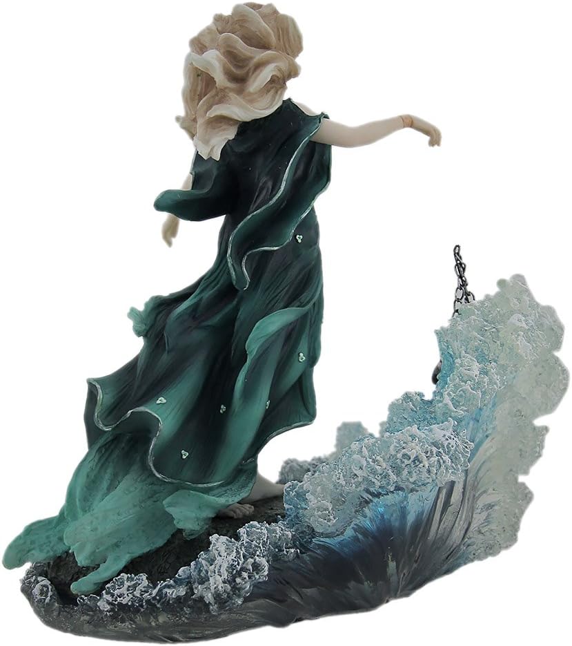 Veronese Design Dechainee By Melanie Delon Rebellious Woman In Green Statue