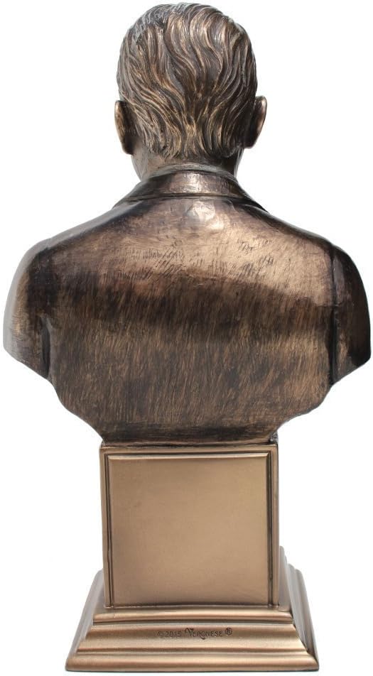 Ronald W. Reagan Bust Statue Cold Cast Bronze 7 1/2 Inch Tall