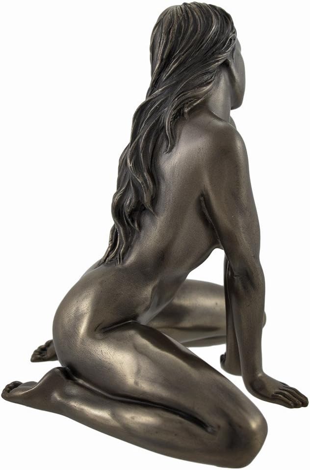 Veronese Things2Die4 Bronzed Nude Female Statue Symmetrical Pose
