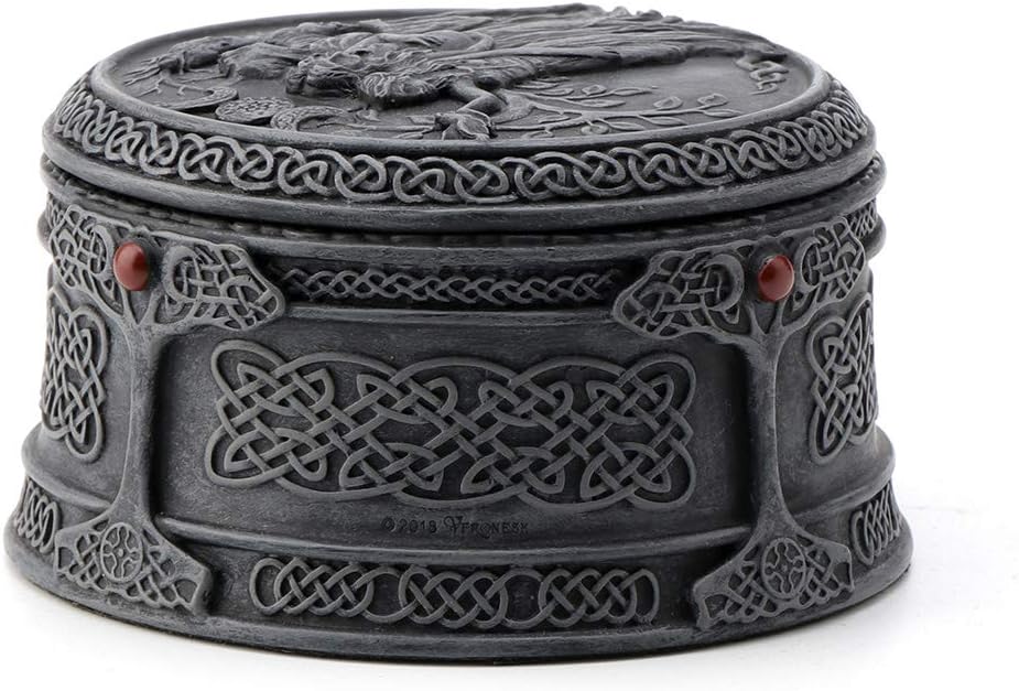 Veronese Design Celtic Triple Goddess Maiden Mother Crone Trinket Box