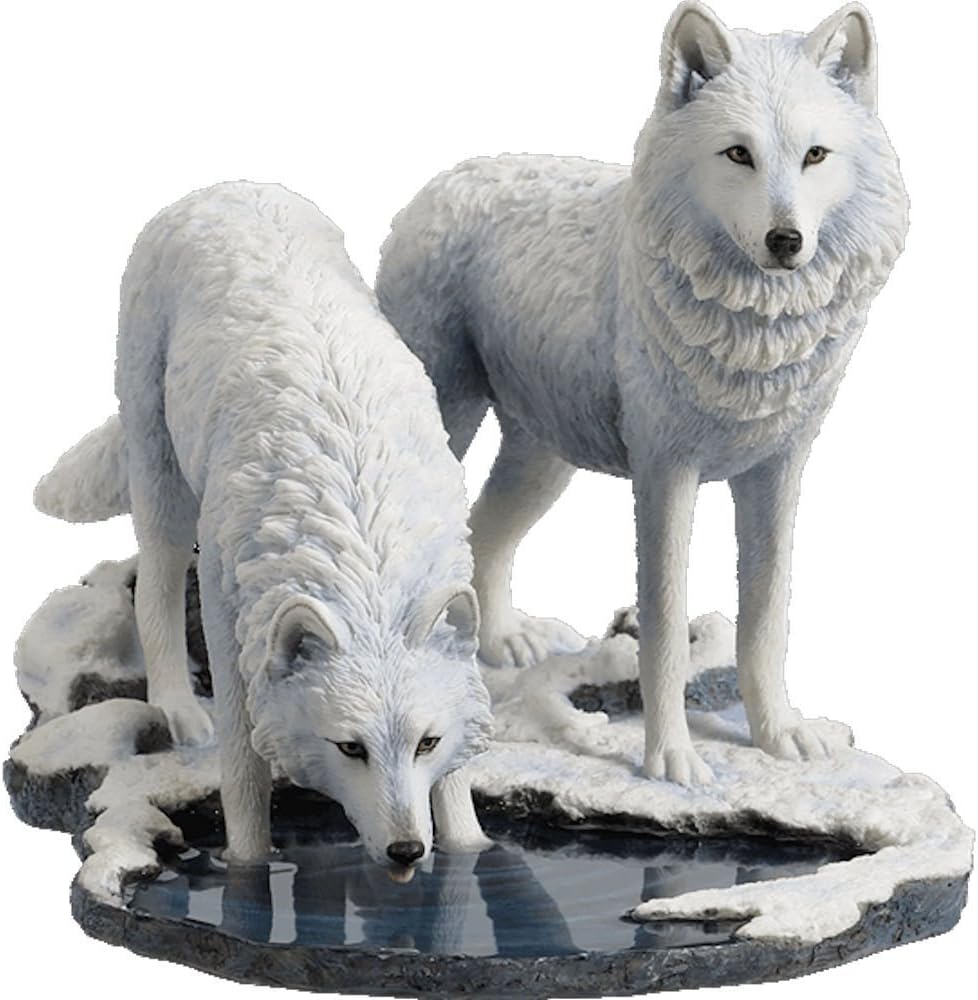 VERONESE DESIGN Studio Collection Winter Warriors Lisa Parker Wolf Figure BNIB
