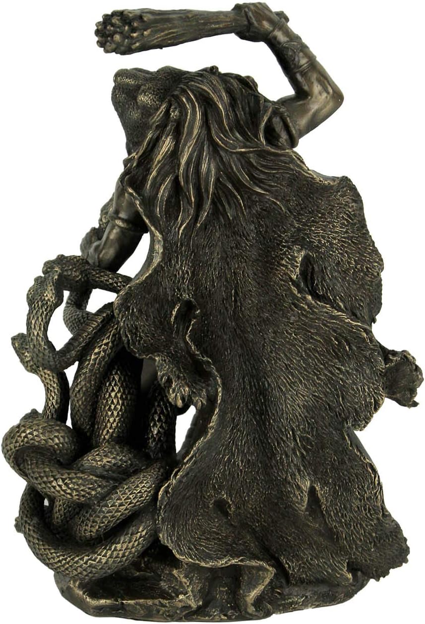 Veronese Design Bronze Finish Hercules Second Labor Slaying of Hydra Statue