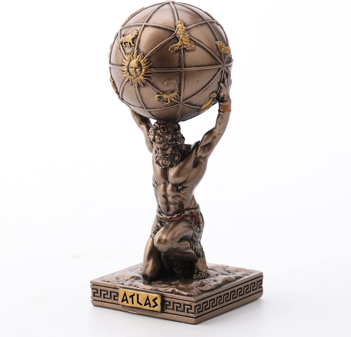 Veronese Design Atlas Greek Titan Bearer of The Sky Resin Hand Painted Miniature Figurine