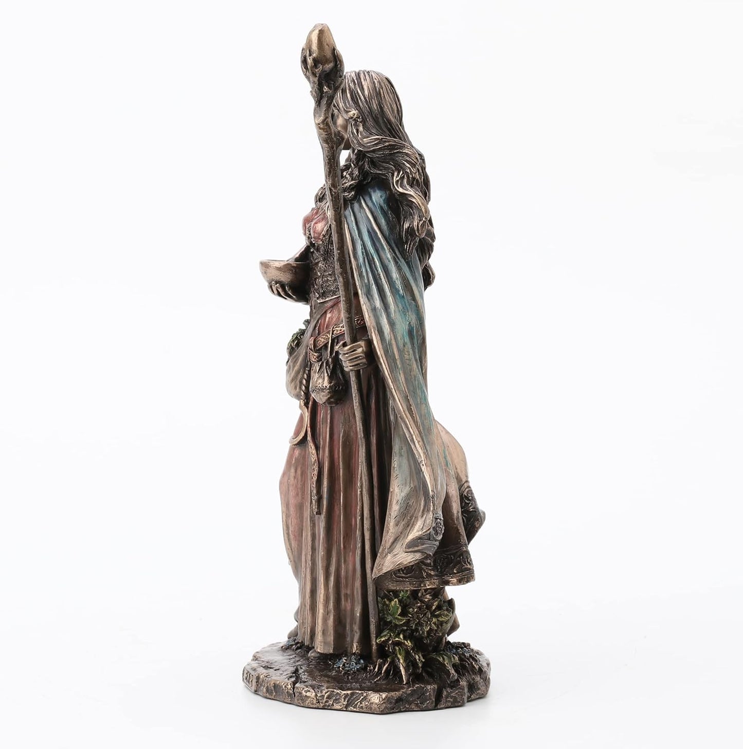 9 1/2" Eir The Valkyrie of Protection Resin Statue Cast Bronze Finish