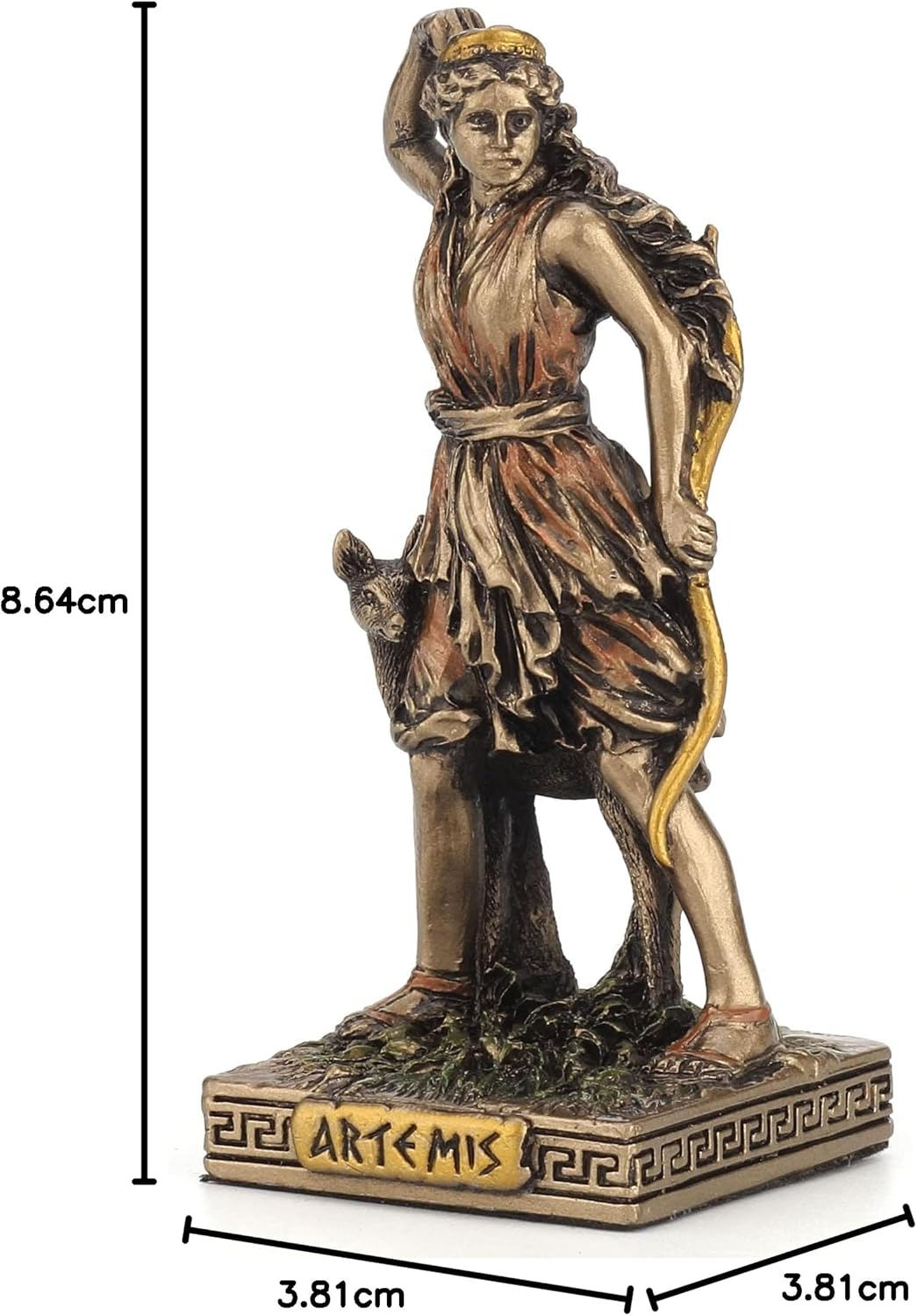 Veronese Design Greek Gods Miniature Figurine (Artemis, Bronze)