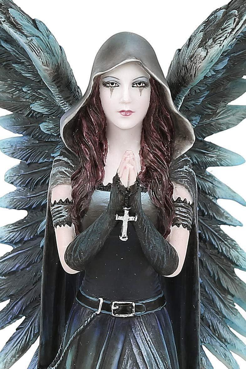 Anne Stokes `Soul Mates` Gothic Female and Dragon Statue