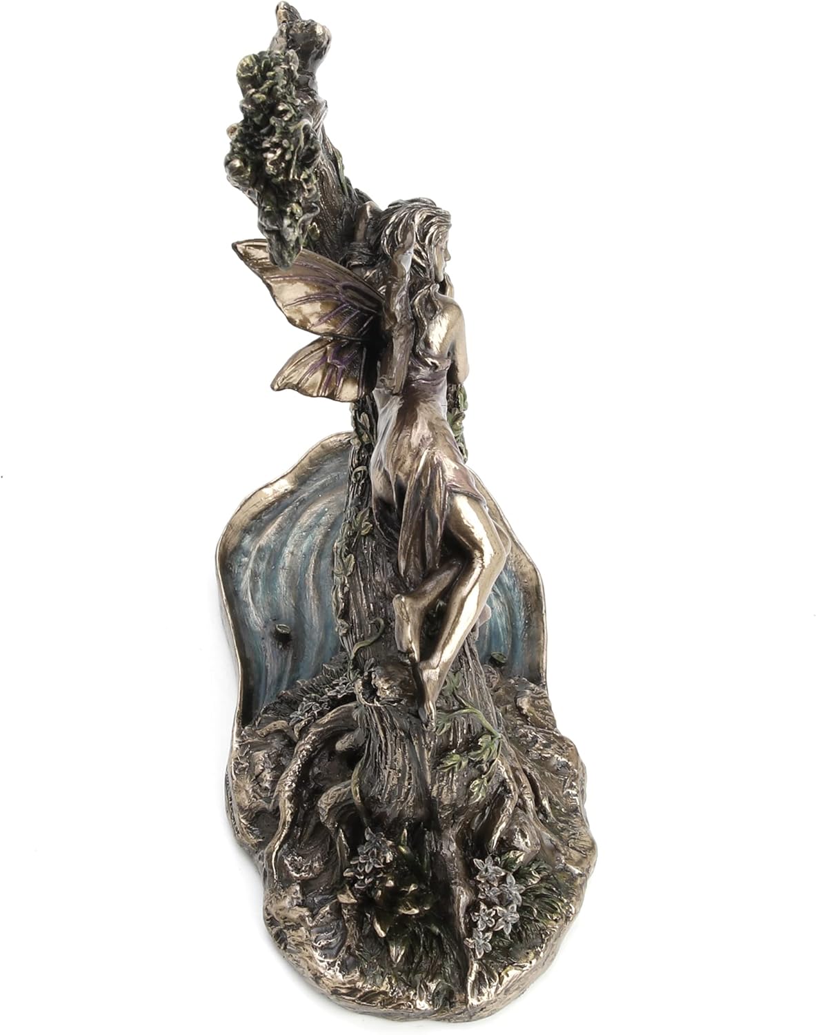 Veronese Design 6 1/2" Siesta Fairy Cold Cast Resin Antique Bronze Finish Statue
