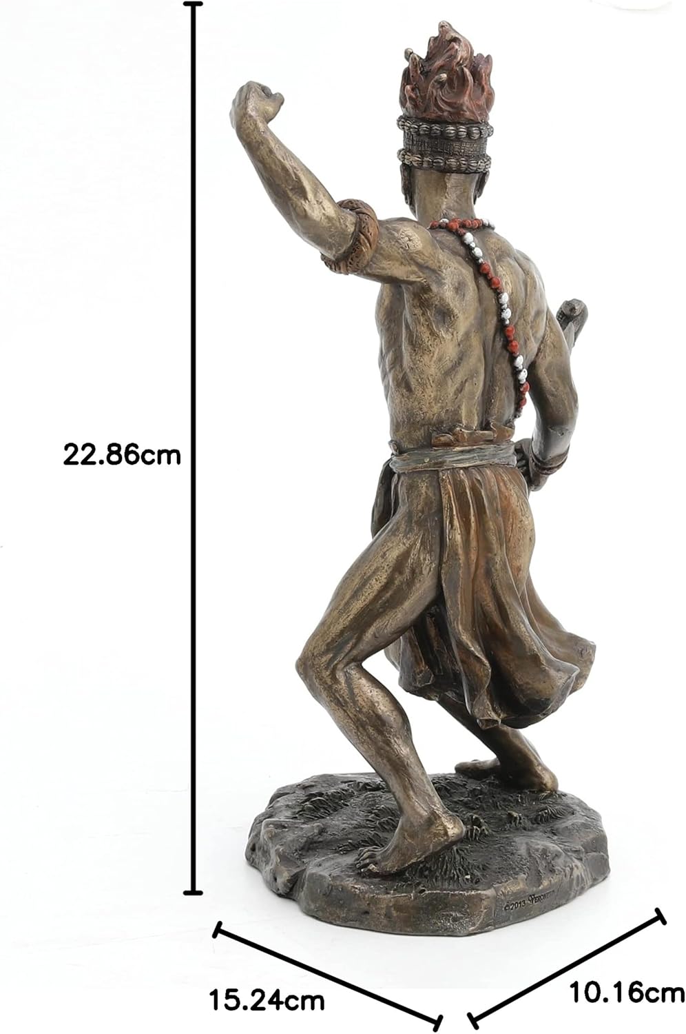 Unicorn Studios African God of Lightning and War Chango Shango Statue Voodoo Santeria