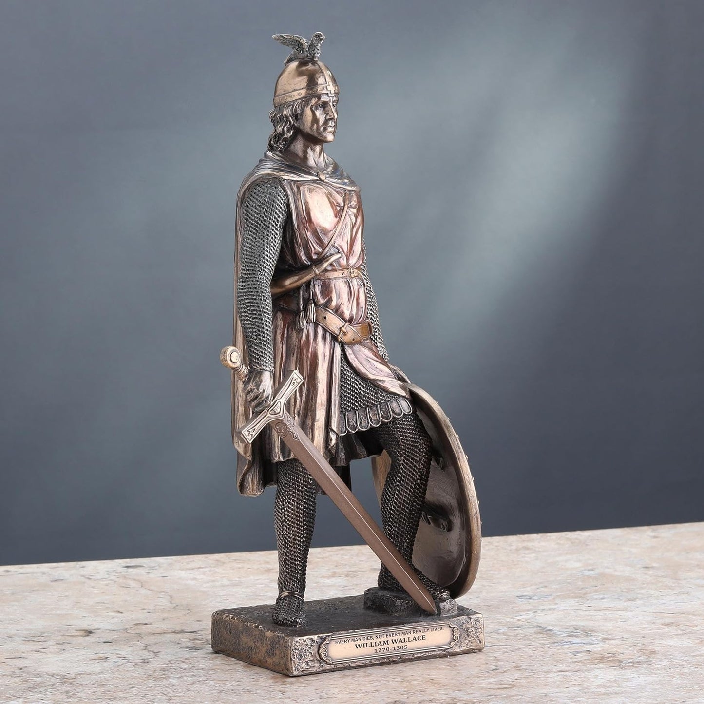 Veronese Design Scottish Hero Sir William Wallace Bronze Finished Statue