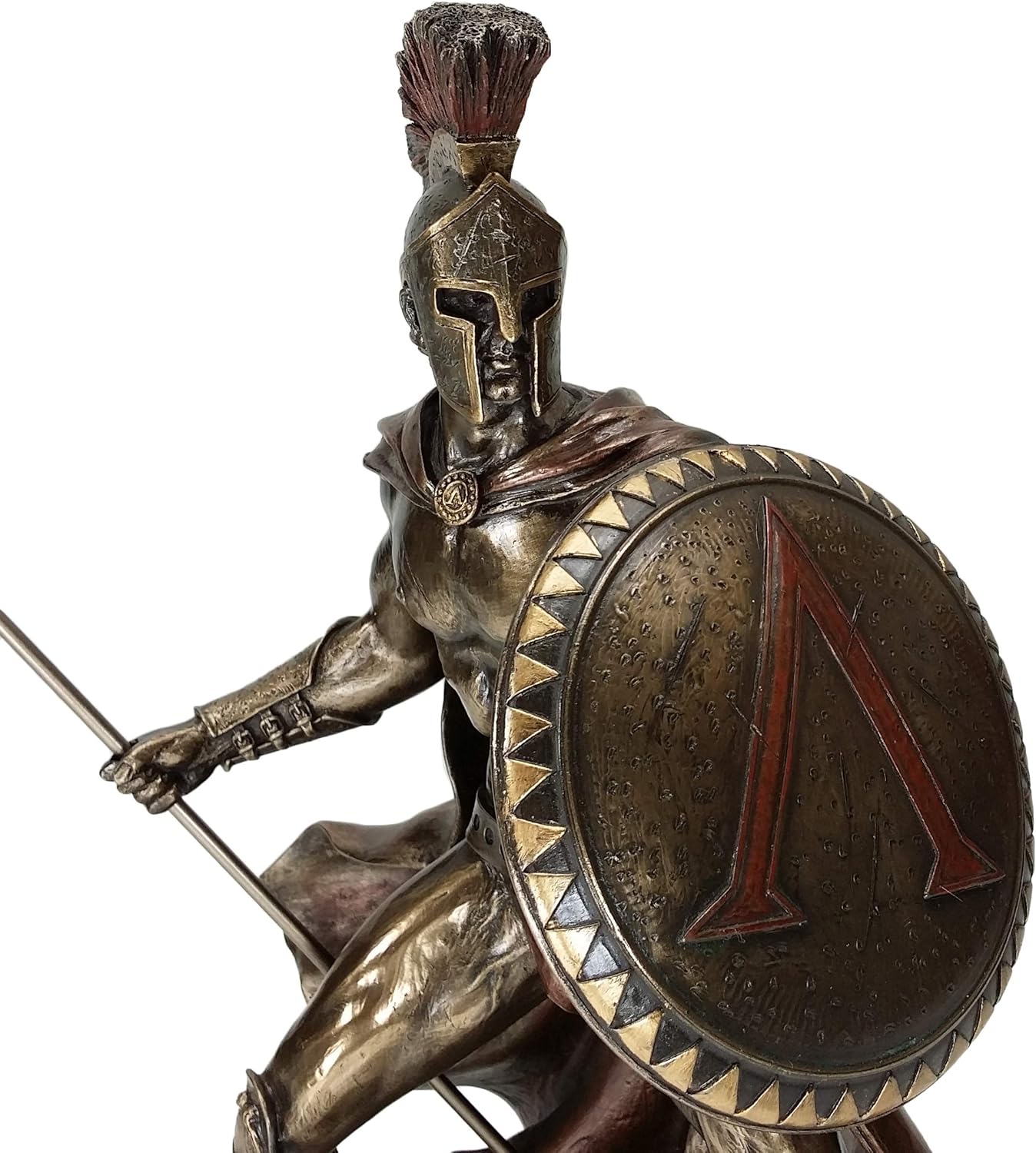 UNICORN STUDIO Greek Military King Leonidas Statue Bronze Finish