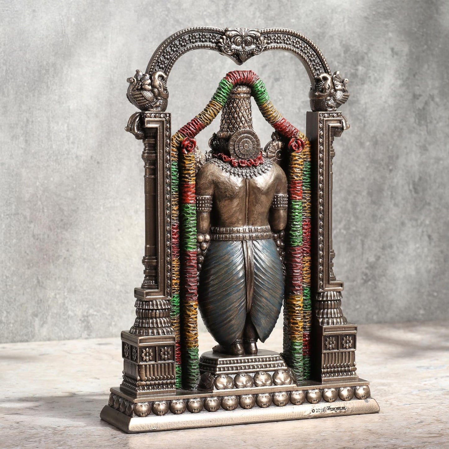 Veronese Design Bronze Finish Lord Venkateswara as Balaji Statue