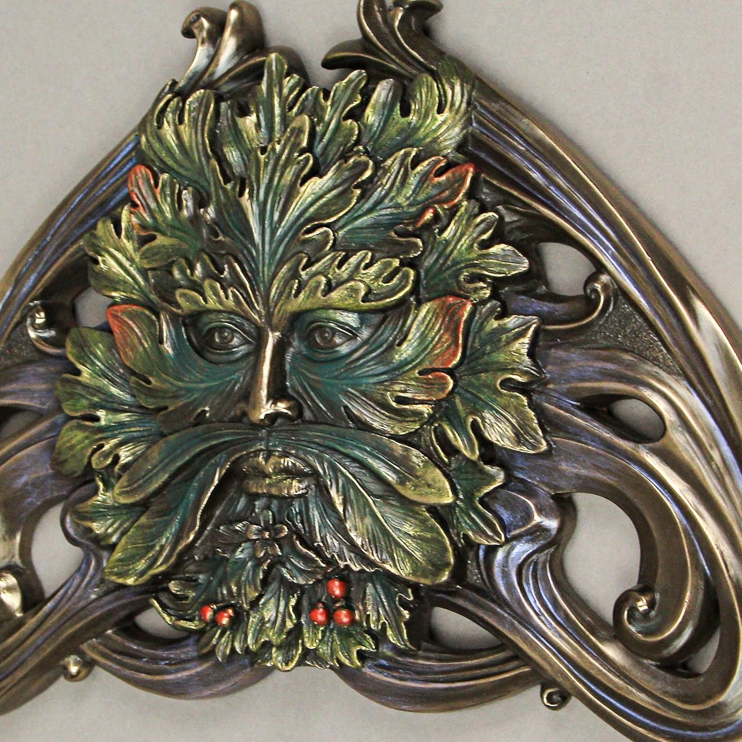 Art Nouveau Greenman Wall Plaque