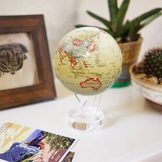 4.5" Mova Globe Antique (Beige)