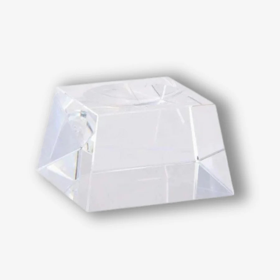 Mova Globe 4.5" Clear Crystal Stand