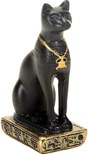 Summit StealStreet Egypt 3-Inch Egyptian Black Bastet Feline Cat Goddess Statue