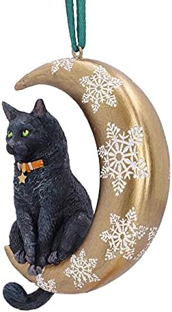 Witch's Apprentice by Lisa Parker Black Cat and Crystal Ball Statue