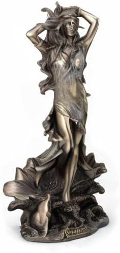 Veronese Design 11.5 Inch Aphrodite Rising from The Sea Greek Roman Goddess Antique Bronze Finish Statue