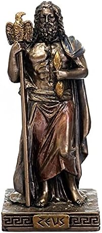 Set 12 Twelve Greek Roman Olympian Gods Pantheon on Olympus Mount Base Bronze Finish
