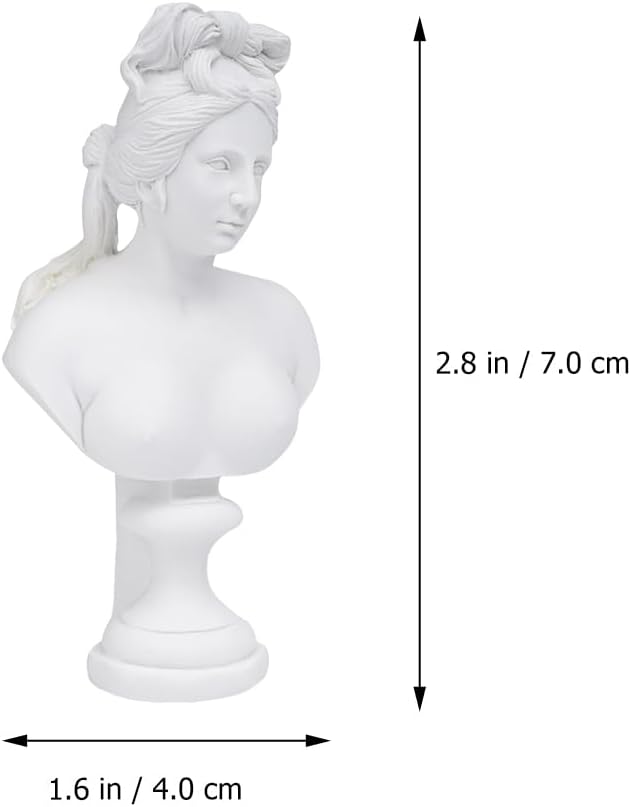 Headless Statue Greek God Bust 10pcs Mini Figures of Greek Mythology Statue Resin Sculpture World Famous Figurine Home Desktop Decor Retro Art Room Figurine Sketch
