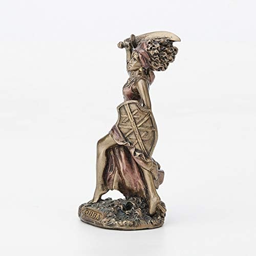 Veronese Design 3 3/4 Inch Obba Santeria Orisha God of Rivers Hand Painted Cast Resin Antique Bronze Finish Statue Home Decor
