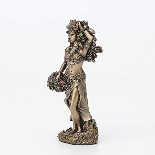 Veronese Design 3 3/4" Aja Santeria Orisha of Forest and Herbs Resin Figurine Hand Painted Bronze Finish