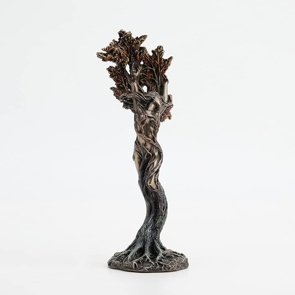 Veronese Design 10 1/4 Inch Tall The Dancing Forest Nymph Shimmer Cold Cast Bronzed Resin Statue Fantasy Collectible Figurine Home Nature Spirit