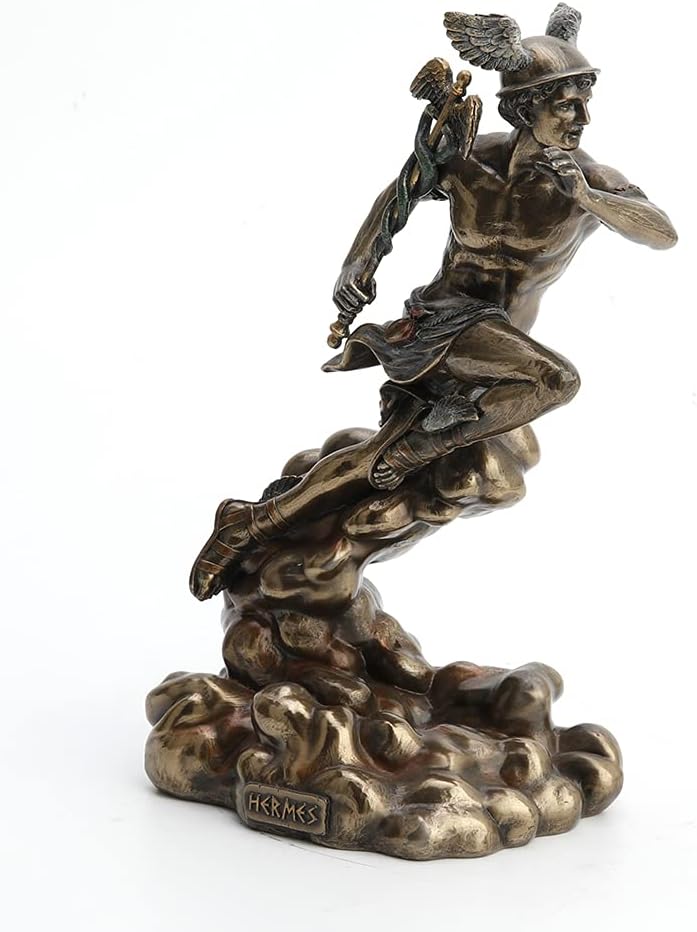 Hermes - Greek God of Travel, Luck and Commerce Statue