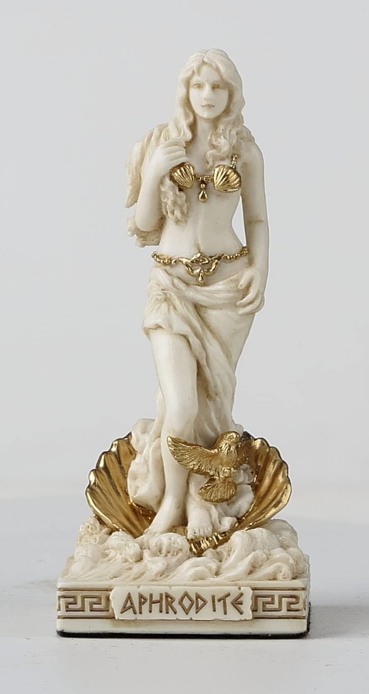 Veronese Design 3 1/4" Tall Greek Pantheon Gods Polyresin Figurines Hand Painted Miniature