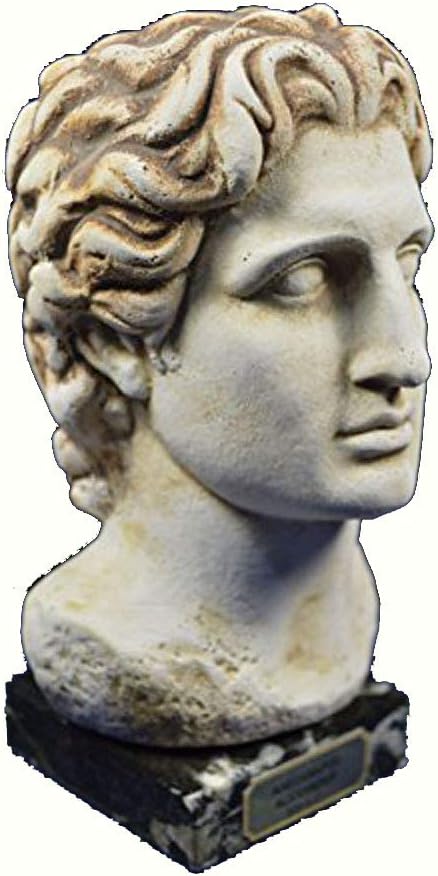 Alexander sculpture the Great Macedonian king bust