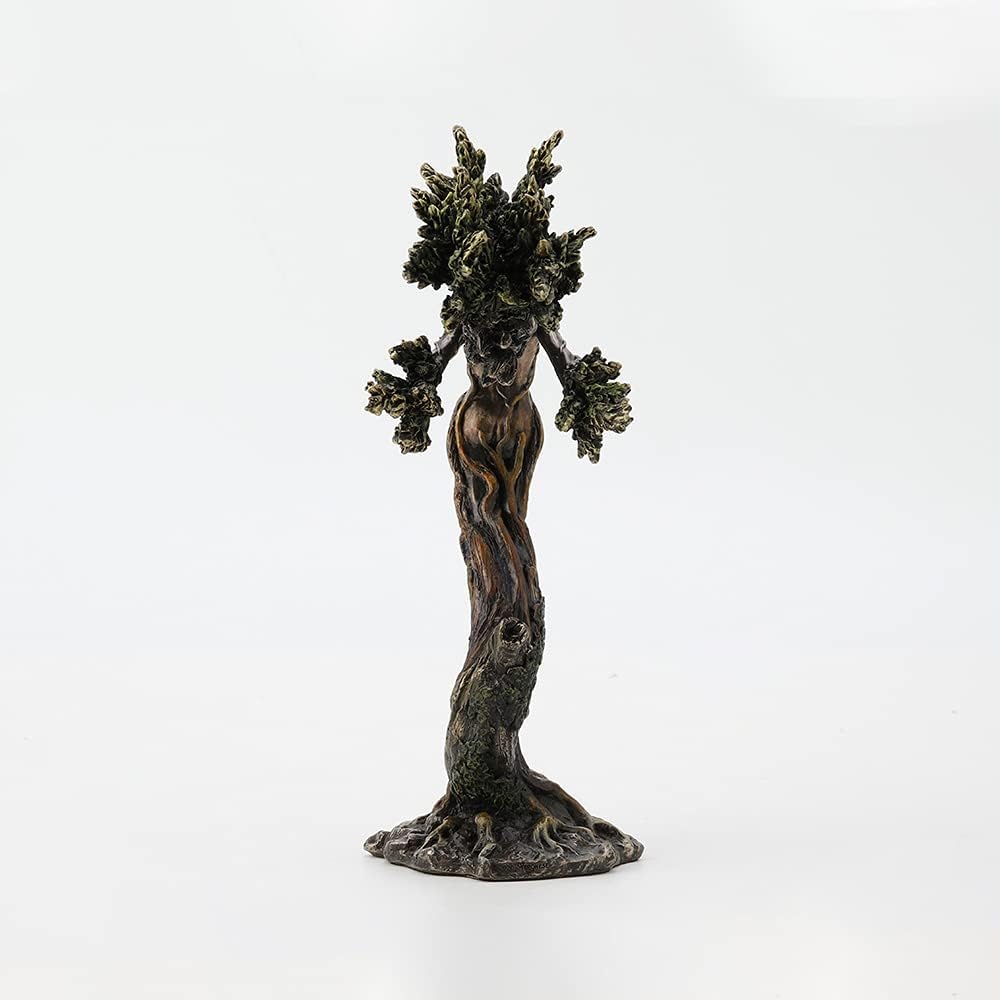 Veronese Design 9 7/8 Inch Tall The Dancing Forest Nymph Elemental Cold Cast Bronzed Resin Statue Fantasy Collectible Figurine Home Nature Spirit