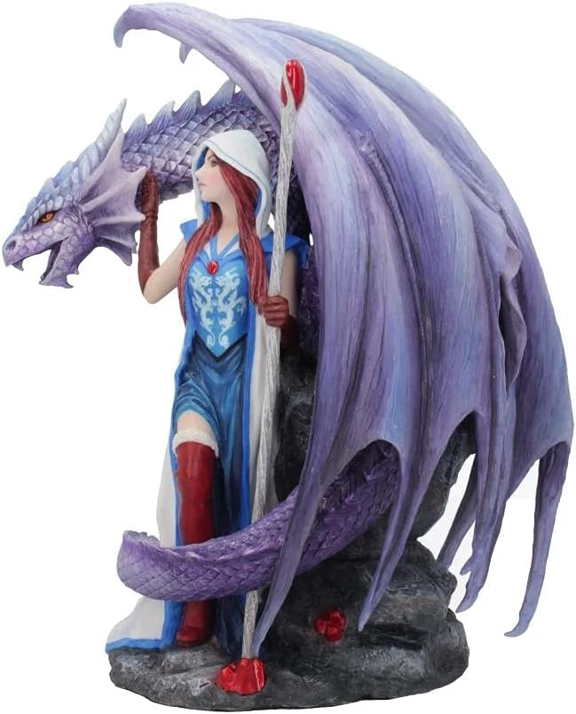 Nemesis Now Dragon Mage Anne Stokes Figurine 30cm Purple