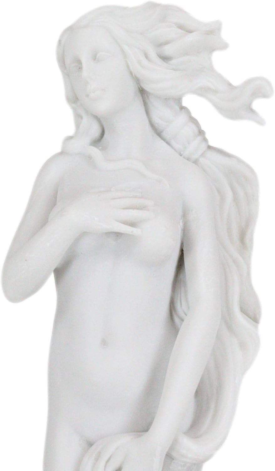 Pacific Trading Ebros Gift Birth of Venus Statue Inspired by Botticelli Figurine of Aphrodite Making Up The Uffizi Museum Decor Sculpture Greek Roman Gods and Goddesses Theme