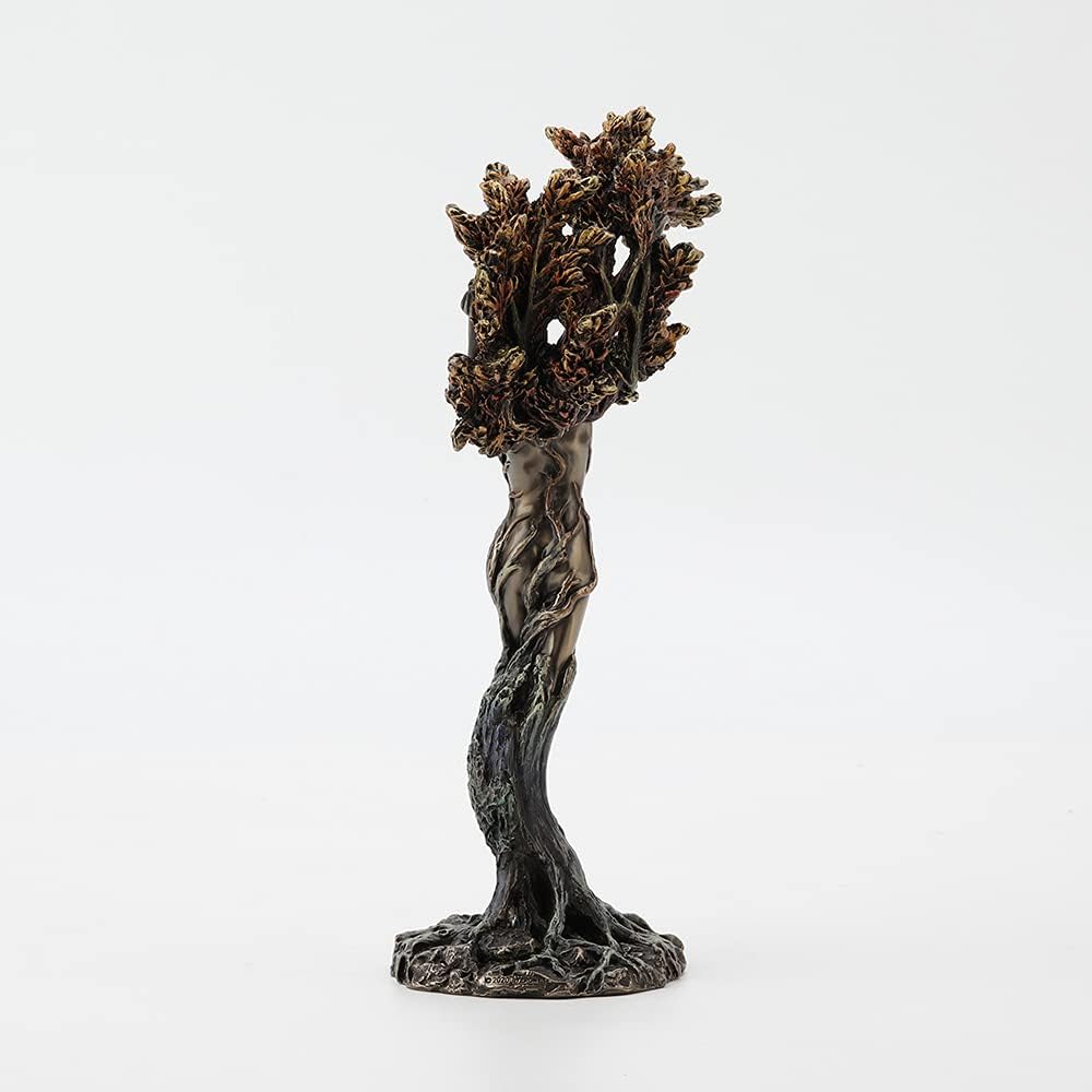 Veronese Design 10 1/4 Inch Tall The Dancing Forest Nymph Shimmer Cold Cast Bronzed Resin Statue Fantasy Collectible Figurine Home Nature Spirit