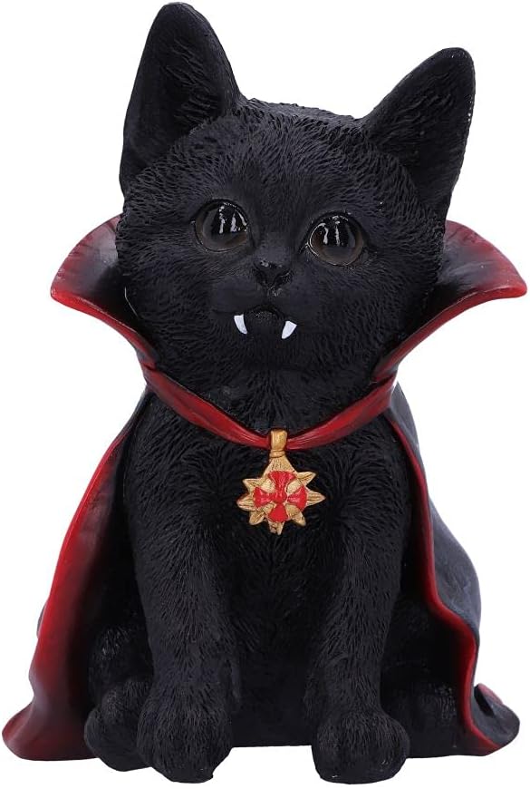Nemesis Now Count Catula 15.5cm, Synthetic Resin, Black