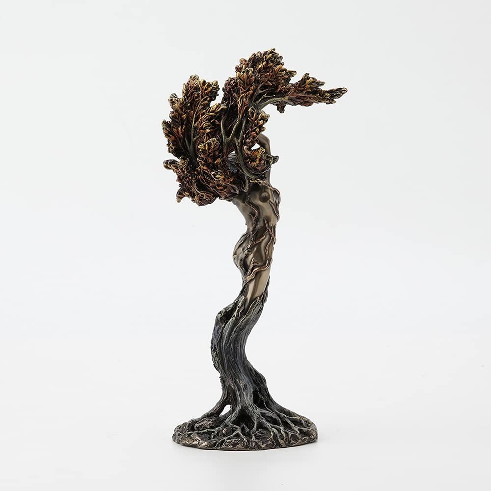 Veronese Design 10 1/4 Inch Tall The Dancing Forest Nymph Shimmer Cold Cast Bronzed Resin Statue Fantasy Collectible Figurine Home Nature Spirit