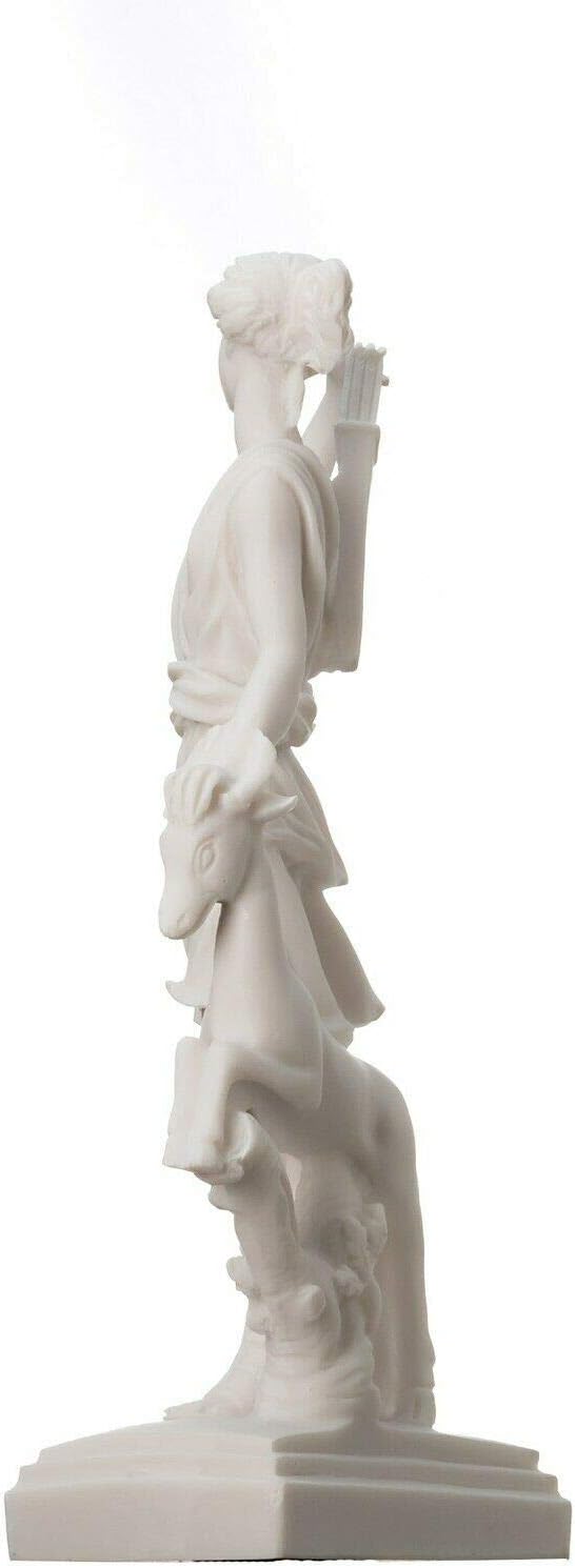 BeautifulGreekStatues Artemis Diana of Versailles Huntress w/Deer Statue Greek Roman 10 Inches