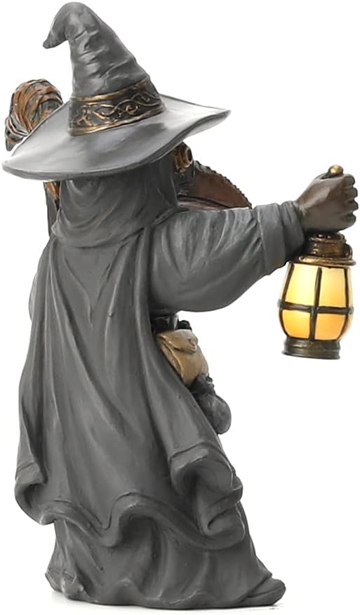 Veronese Design Hand Painted Plague Wizard Miasma Doctor Statue 5.5 Inches Tall