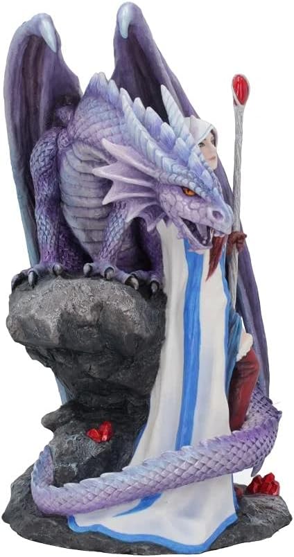 Nemesis Now Dragon Mage Anne Stokes Figurine 30cm Purple