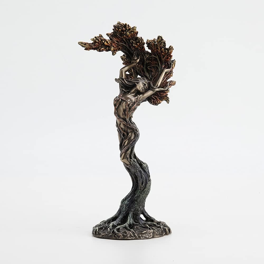 Veronese Design 10 1/4 Inch Tall The Dancing Forest Nymph Shimmer Cold Cast Bronzed Resin Statue Fantasy Collectible Figurine Home Nature Spirit