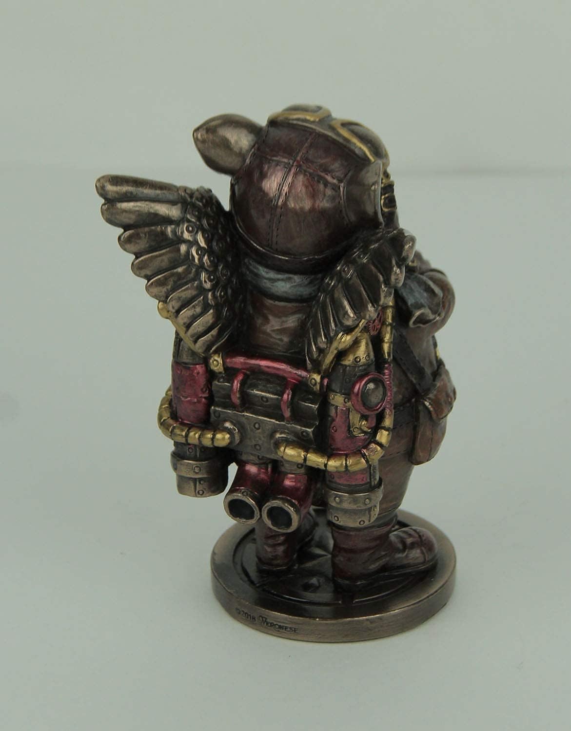 Veronese Design Steampunk Aviator Flying Pig Aeronaut Statue