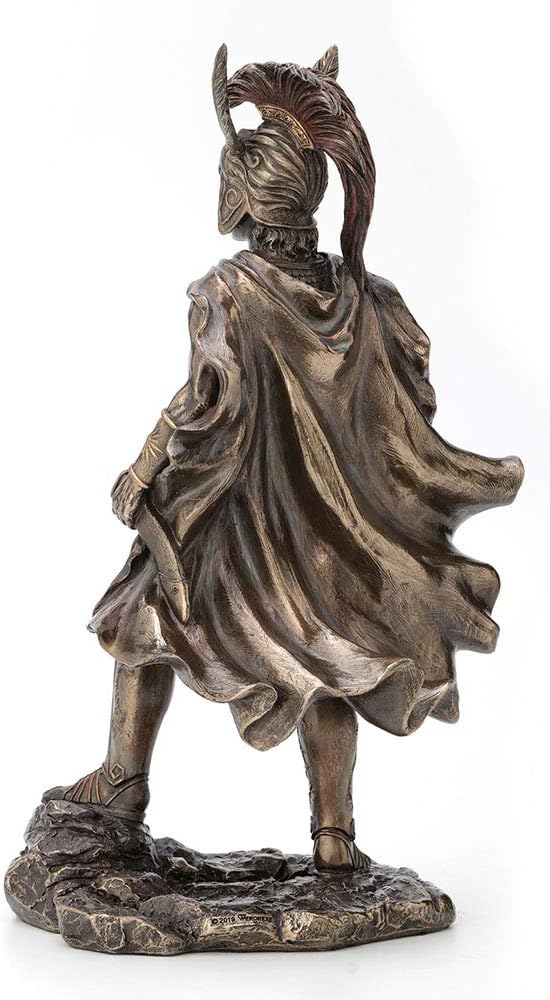 Veronese Design 12 Inch Alexander The Great Antique Bronze Finish Greek Roman Warrior Statue