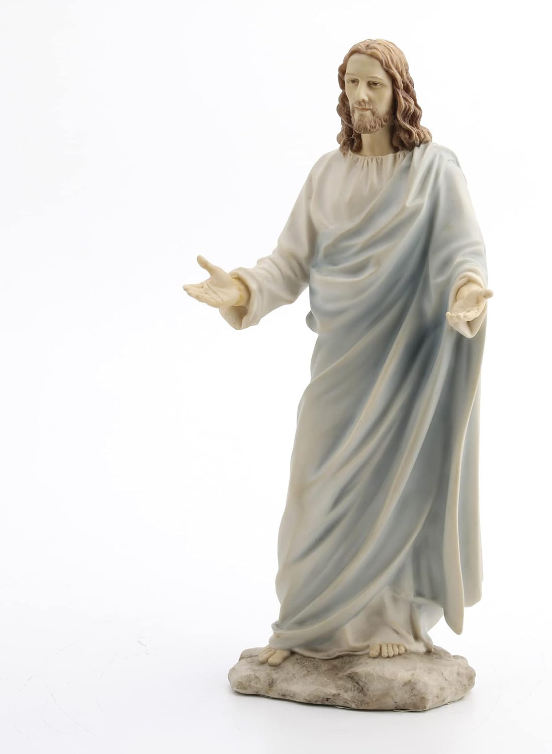 Veronese Design Wu Jesus Christus segnet Statue wirkliche Bronzepulver gegossen Statue Skulptur 12"