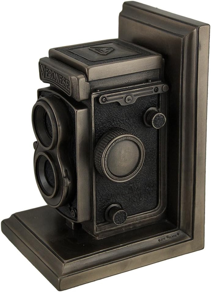 Veronese Design Bookend Decor, Bronze Finish Resin Single Statue