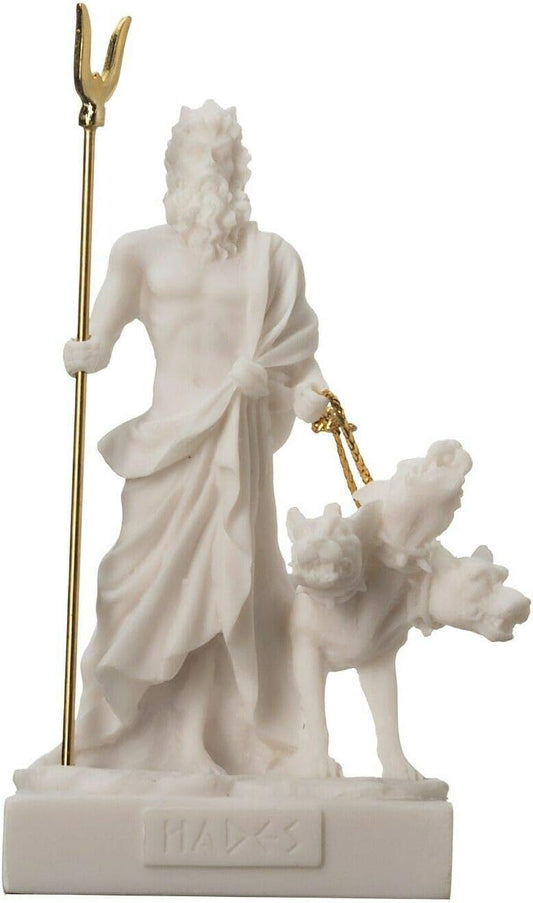 Pluto Hades Lord of The Underworld Greek Statue Dead Figurine Museum 5.1"