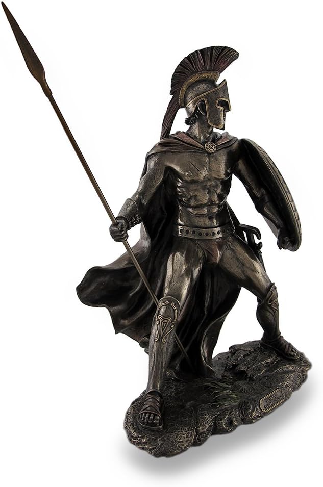 Leonidas, Greek Warrior King, Bronzed Sculptural Statue
